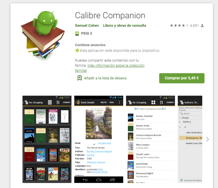 calibre for android